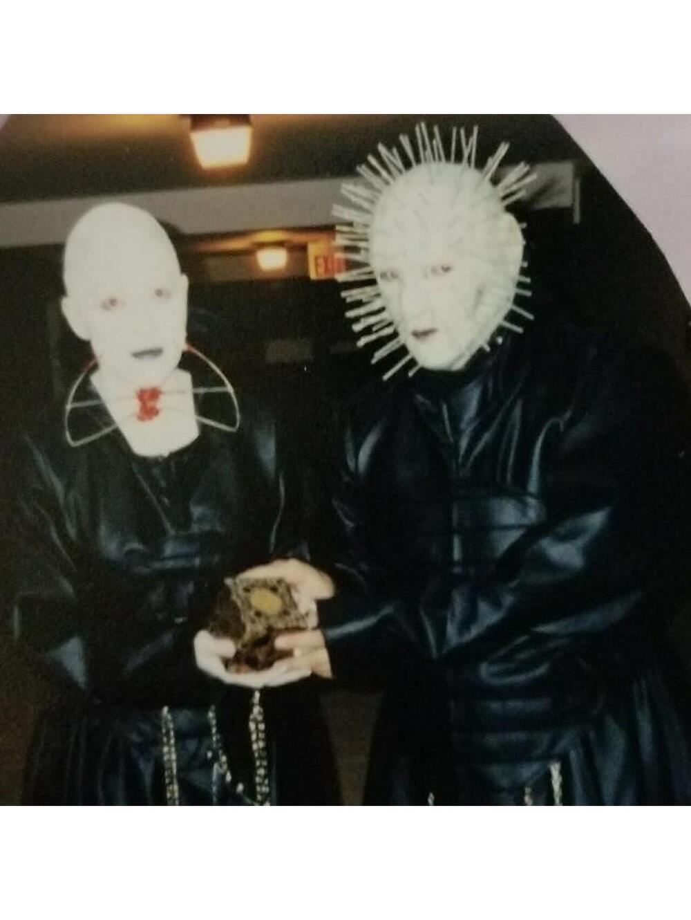 Hellraiser! Pinhead! Costume, full Mask w real nails, full length robe